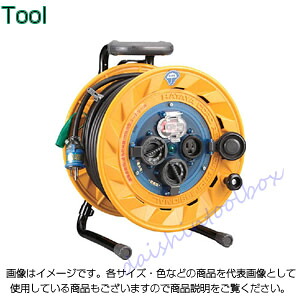 ハタヤリミテッド 防雨型ブレーカーリール 30m アース付 BF-301K｜ＤＡＩＳＨＩＮ工具箱　店 38,722円