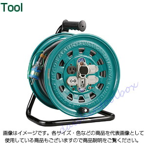 ハタヤリミテッド サンタイガーカンデンレスリール 単相100V 30m （引掛け） SBGE-301KCX [89-1-287-7759]