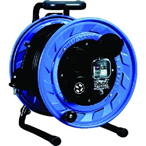 ハタヤリミテッド コードリール（三相２００Ｖ・防雨型） 三相200V型屋外用コードリール 20m アース・ブレーカー付 BFS-202M [89-127507]
