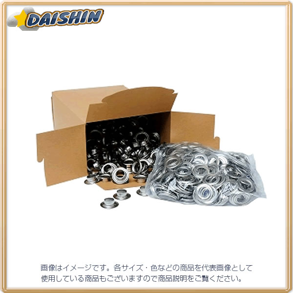 イチネンミツトモ 両面ハトメ 15mm（#30） ステンレス製 500組 #51498 - [92-514988]｜ＤＡＩＳＨＩＮ工具箱　店