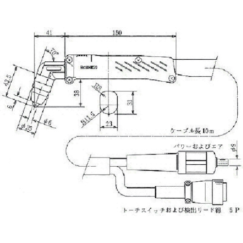ダイヘン 【個人宅不可】 DAIHEN プラズマ切断トーチ CTL-0151 CTL-0151 [1014-2643011]