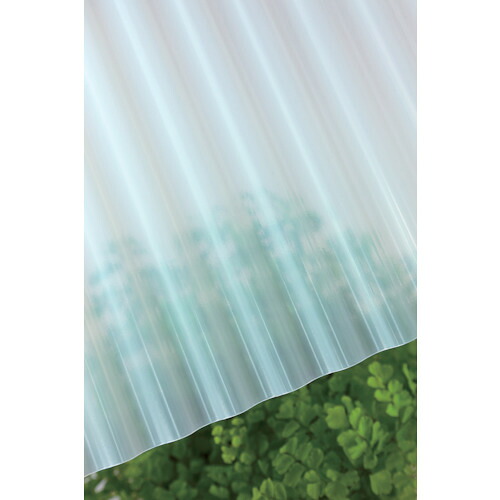 タキロンKCホーム 【別途送料】 【個人宅不可】 【10個販売】タキロン 塩ビ波板 32波 7尺 71クリアフロスト - [1017-00000134]