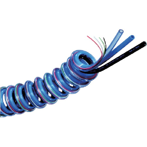 千代田通商 チヨダ 電線入りスリットスパイラル 6mm/使用範囲1050mm 3-SSE-6-20 [1026-040762]｜ＤＡＩＳＨＩＮ工具箱　店