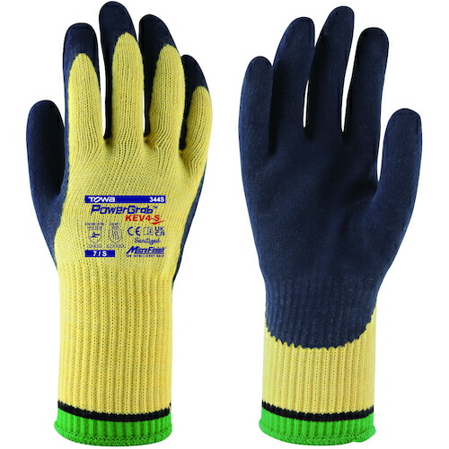 東和コーポレーション トワロン まとめ買い 耐切創手袋 パワーグラブKEV4-S 7/S （12双入） 344S-12P-7S [1059-6534426]