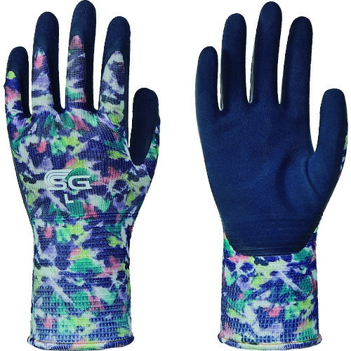 楽天市場】TOWA SG-R102 天然ゴム背抜き手袋 【ぼかし柄/ブルー】【10