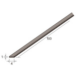 ナカニシ ダイヤセラファイバー砥石 平型 1×4×100 ＃400 55806 [1072-4490628]