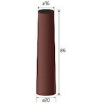 ナカニシ ロングコーンサンダー 5個入 テーパー型 内径16×85 #140 49708 [1072-4485938]