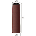 ナカニシ ロングコーンサンダー 5個入 テーパー型 内径21×85 #140 49712 [1072-4485952]