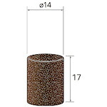 ナカニシ キャップサンダー 20個入 円筒型 14×17 #60 49821 [1072-4486485]