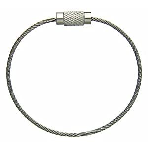 ニッサチェイン 【100個販売】キーワイヤー ステンレス・真ちゅう 研磨 SKE-101 [1070-2097845]｜ＤＡＩＳＨＩＮ工具箱　店