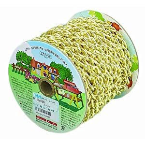ニッサチェイン 【15m巻販売】ワイドマンテルチェイン 真ちゅう キリンス R-BM126 [1070-2165025]｜ＤＡＩＳＨＩＮ工具箱　店