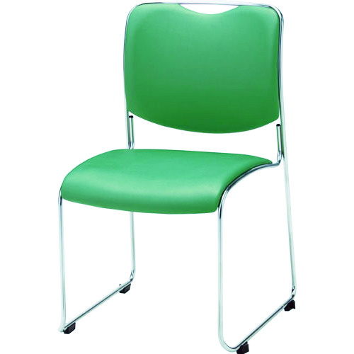 ノーリツ 【別途送料】 【個人宅不可】 ノーリツ ダイメトロール会議用チェア グリーン DA-47ML-GR [1075-00000063]｜ＤＡＩＳＨＩＮ工具箱　店