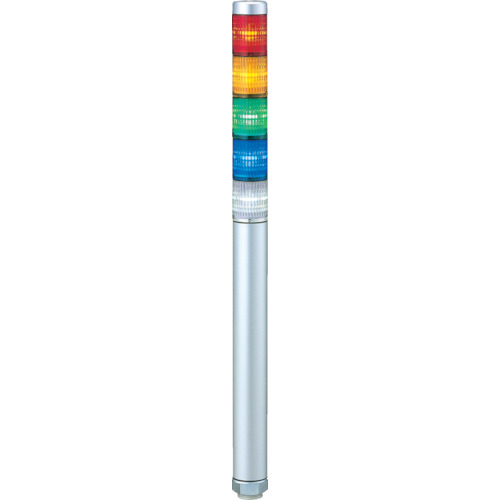 パトライト PATLITE スーパースリムLED超スリム積層 色：赤・黄・緑・青・白 MP-502-RYGBC [1085-00000633]