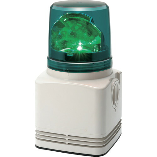 パトライト PATLITE 電子音内蔵LED回転灯 色：緑 RFT-24A-G [1085-011359]｜ＤＡＩＳＨＩＮ工具箱　店