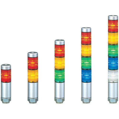 パトライト PATLITE LED小型積層信号灯 MPS-302-BYR [1085-00001165]
