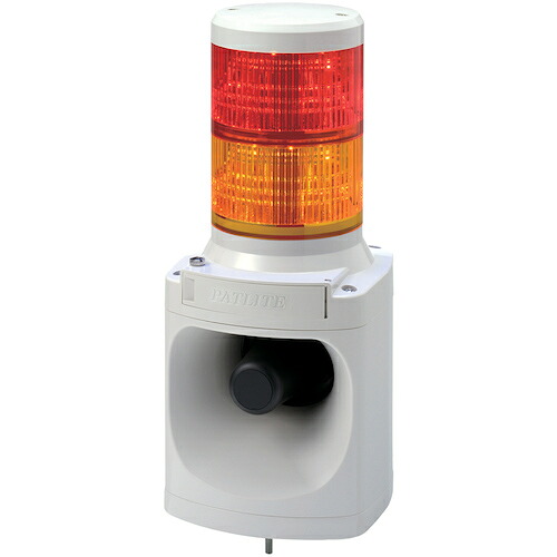 パトライト PATLITE LED積層信号灯付き電子音報知器 LKEH-202FC-BY [1085-00003090]