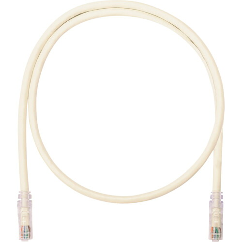 パンドウイット 【10本販売】PANDUIT カテゴリ6A UTPパッチコード 24AWG単線 ケーブル径：Φ6.4mm 2.5m オフホワイト UTP6AX2．5M UTP6AX2.5M [1094-6770065]