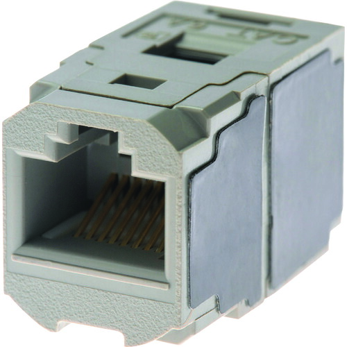 パンドウイット 【10個販売】PANDUIT カテゴリ6A JJアダプタ（RJ45中継用ジャック） ライトグレー CC6X88IG [1094-3002429]