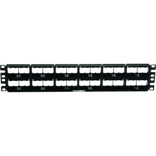 パンドウイット PANDUIT モジュラーパッチパネル枠 4ポートフェースプレートタイプ 48ポート 2U CPPL48WBLY CPPL48WBLY|DAISHIN工具箱 店