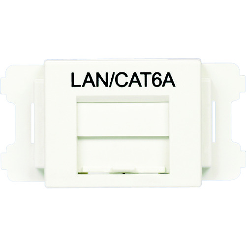 パンドウイット JISプレート用シャッター付きアダプタ 白 LAN・CAT6A CMAOSSP6AMW-X [1094-3912827]