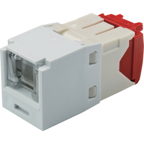 パンドウイット 【10個販売】PANDUIT カテゴリ5E シャッター付モジュラージャック 白 CJH5E88TGWH [1094-6014909]