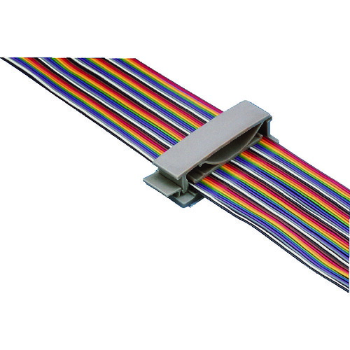 パンドウイット 【5袋販売】PANDUIT フラットケーブル固定具 M3ネジ止め テレホングレー 1袋100個入 FCH2-S6-C14 [1094-3722303]