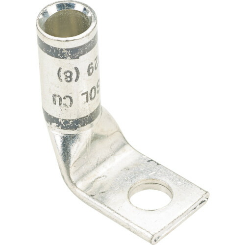 パンドウイット 銅製圧縮端子 標準バレル 1つ穴 90℃アングル （50個入） LCA4-14F-L [1094-3559060]