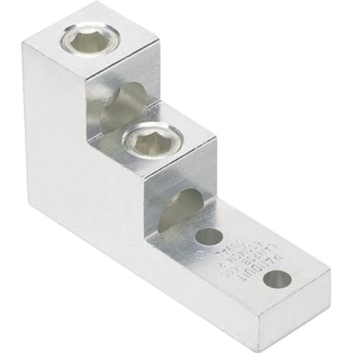パンドウイット PANDUIT アルミ製メカニカルコネクター 2穴2バレルラグ 電線サイズAWG3/0-750kcmil LAM2SB750-38-1Y [1094-3592869]