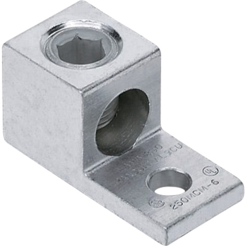 パンドウイット PANDUIT アルミ製メカニカルコネクター 1穴シングルバレル 電線サイズAWG6-300kcmil LAMA300-56-QY [1094-3596140]