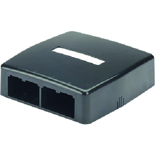 パンドウイット 【10個販売】PANDUIT ローゼットボックス シャッターなし 4個口 黒 JOQ40000BL JOQ40000BL [1094-6168688]