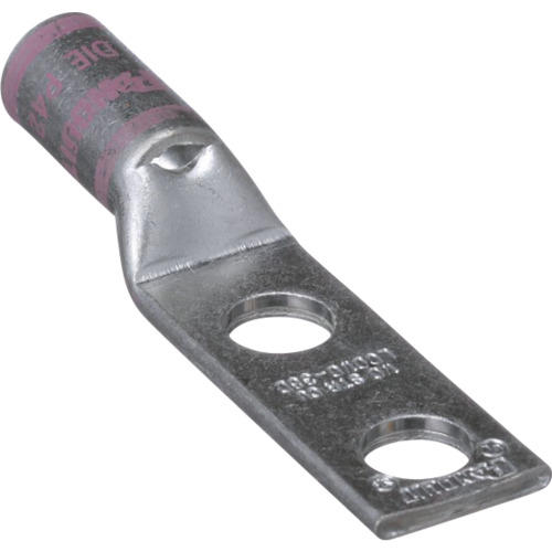 パンドウイット 【4袋販売】PANDUIT 銅製圧縮端子 2穴 電線サイズ AWG 1/0 取付穴サイズ 9.5mm 取付穴間隔 25．4ｍｍ LCD1/0-38D-X LCD1/0-38D-X [1094-3383221]