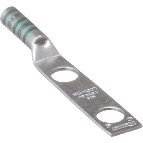 パンドウイット PANDUIT 銅製圧縮端子 2穴 電線サイズ AWG1 取付穴サイズ 135mm 取付穴間隔 445mm LCC1-12W-E [1094-3797998]