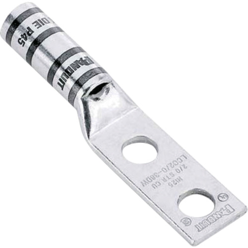 パンドウイット PANDUIT 銅製圧縮端子 2穴 電線サイズ AWG1 取付穴サイズ 69mm 取付穴間隔 160mm LCC1-14AW-E [1094-3798001] 26,793円