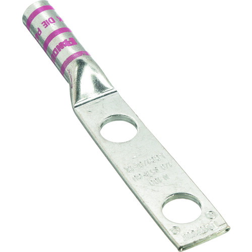パンドウイット 【2袋販売】PANDUIT 銅製圧縮端子 2穴 電線サイズAWG1/0 取付穴サイズ135mm 取付穴間隔 445mm LCC1／0-12W-X LCC1/0-12W-X [1094-3798063]