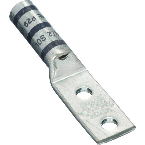 パンドウイット PANDUIT 銅製圧縮端子 2穴 撚り線電線サイズ AWG4 AWG3 単線電線サイズ AWG2 取付穴サイズ 51mm LCC4-10AW-L [1094-3830770]