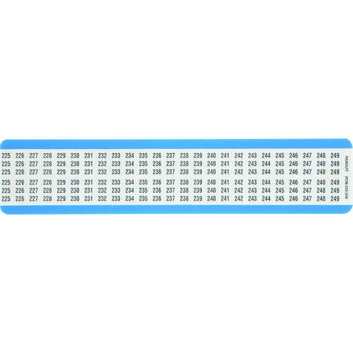 パンドウイット 【4袋販売】PANDUIT ワイヤーマーカー ビニルクロス 表示文字225～249 PCM-225-249 PCM-225-249 [1094-00006979]
