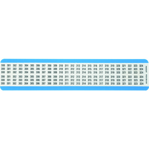 パンドウイット 【4袋販売】PANDUIT ワイヤーマーカー ビニルクロス 表示文字300～324 PCM-300-324 PCM-300-324 [1094-00006982]