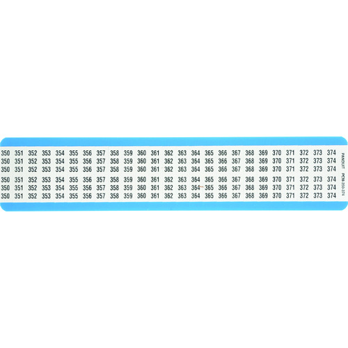 パンドウイット 【4袋販売】PANDUIT ワイヤーマーカー ビニルクロス 表示文字350～374 PCM-350-374 PCM-350-374 [1094-00006984]