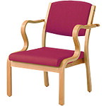 プラス 【別途送料】 【個人宅不可】 39372）木製椅子 L・S肘 SH360 DB-ULAS36 RS DB-ULAS36 RS [1105-00010448]