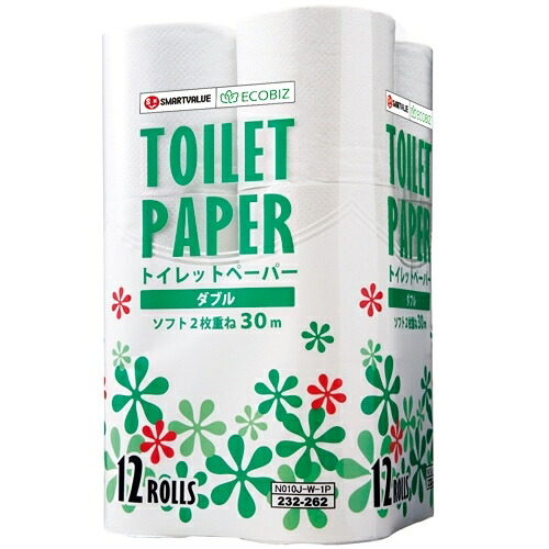 プラス SV 240034）トイレットペーパーW 96個 N010J-W-8P N010J-W-8P [1105-5008811]