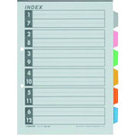 プラス JTX 260039）INDEXA4S 6色6山 100組 D027J-6Y10 D027J-6Y10 [1105-5010760]