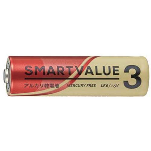 プラス JTX 888962）アルカリ乾電池2 単3×200本 N223J-4P50 N223J-4P-50 [1105-5051220]
