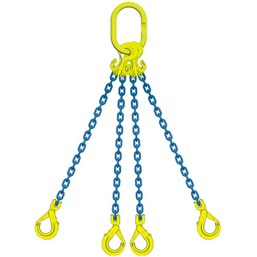 マーテック 【別途送料】 【個人宅不可】 MARTEC 4本吊りチェーンスリングセット TG4-GBK-13 V2 L＝1.5m TG4-GBK-13 V2 [1127-0123891]