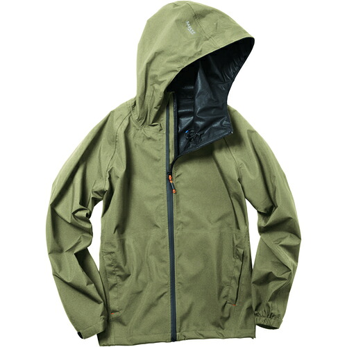 マック Makku レインスーツ スリーレイヤーシェルJK ベージュ 上着 EL AS9904J [1134-8067744]