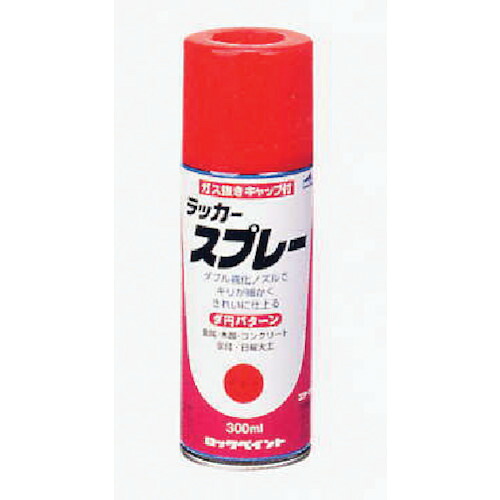 ロックペイント 【48本販売】ロック ラッカースプレー 銀 300ml H62-0301-65 [1150-9620165]
