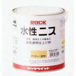 ロックペイント 【6缶販売】ロック 水性ニス クリヤー 0.7L H75-0150-03 [1150-9758042]