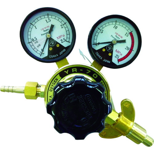 ヤマト産業 YAMATO 溶断用調整器 酸素用 YR-70（関西式） YR-70-OXW [1158-821073]