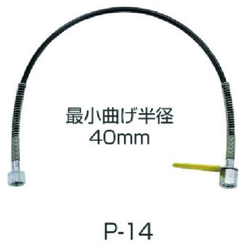 ヤマト産業 【別途送料】 【個人宅不可】 YAMATO 連結ホース P-17 ナイロン L＝1000 P-17 [1158-00000621]