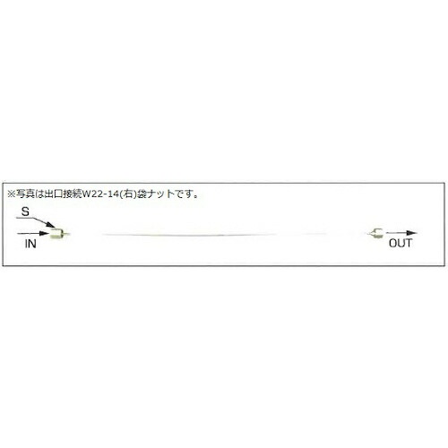 ヤマト産業 YAMATO SUS連結管 PSN-01JM ネジレンナット仕様 1/4UJRメス PSN-01JM [1158-00000677]