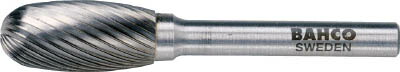 バーコ BAHCO タマゴ形超硬ロータリーバーダブルカット BAHE1625M06X [116-1-413-5008]